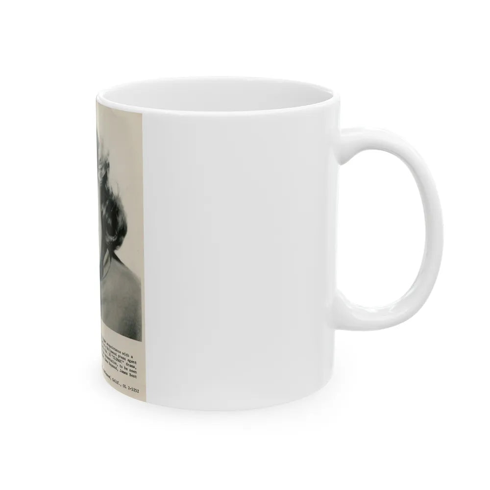 Terry Moore #118 (Vintage Female Icon) White Coffee Mug-Go Mug Yourself