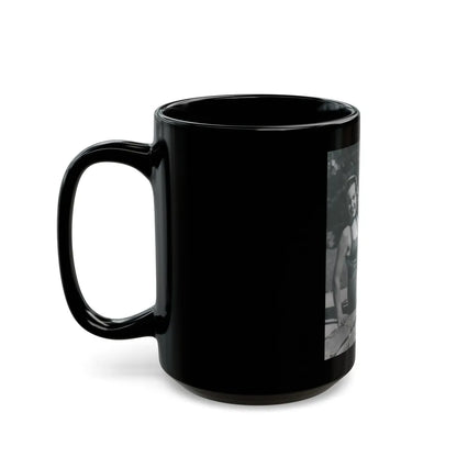 Terry Moore #12 (Vintage Female Icon) Black Coffee Mug-Go Mug Yourself