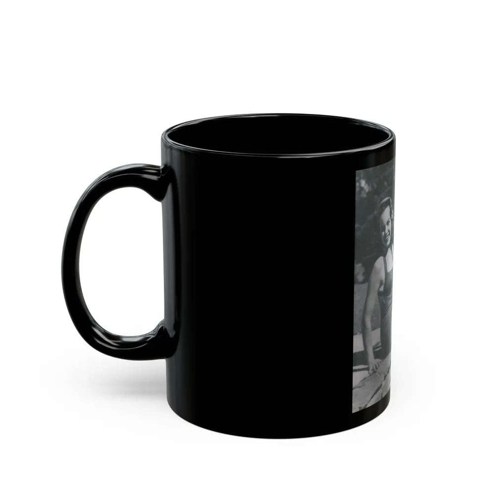 Terry Moore #12 (Vintage Female Icon) Black Coffee Mug-Go Mug Yourself