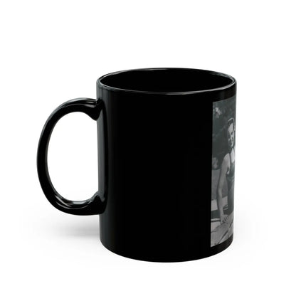 Terry Moore #12 (Vintage Female Icon) Black Coffee Mug-Go Mug Yourself