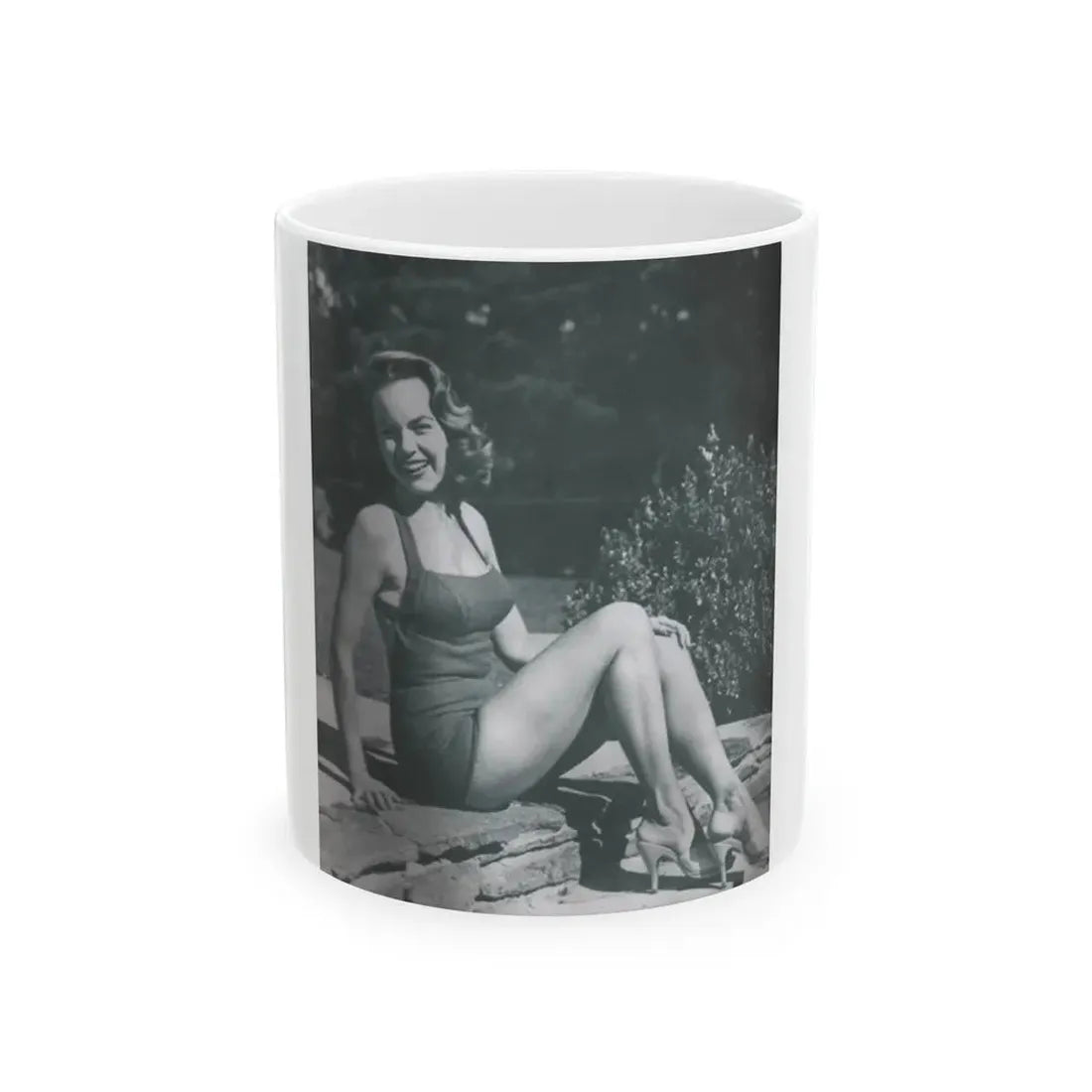 Terry Moore #12 (Vintage Female Icon) White Coffee Mug 11oz - Go Mug Yourself