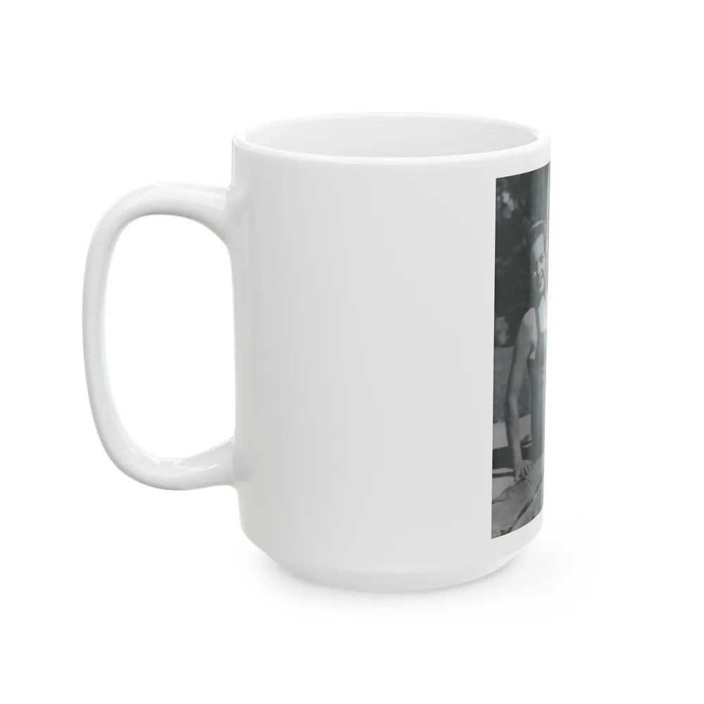Terry Moore #12 (Vintage Female Icon) White Coffee Mug-Go Mug Yourself