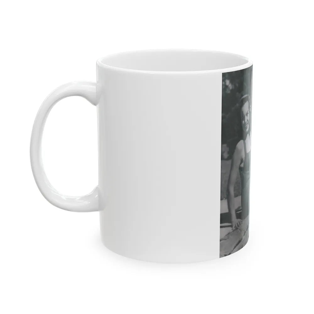 Terry Moore #12 (Vintage Female Icon) White Coffee Mug-Go Mug Yourself