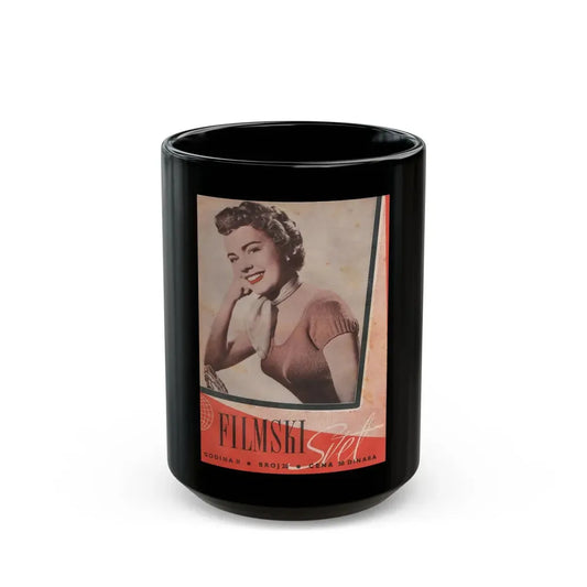 Terry Moore #144 - Mag. Cover (Vintage Female Icon) Black Coffee Mug 15oz - Go Mug Yourself