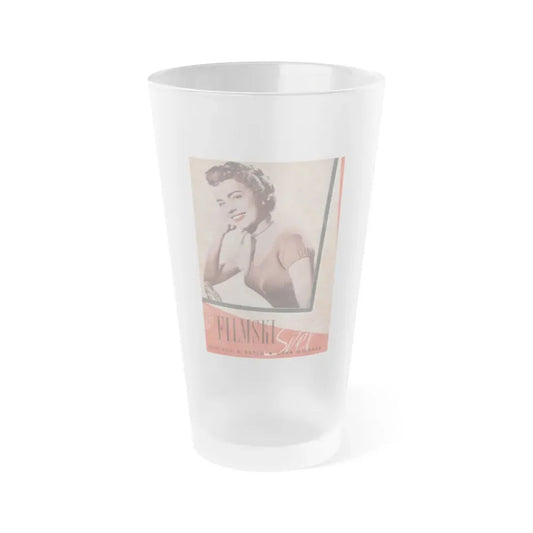 Terry Moore #144 - Mag. Cover (Vintage Female Icon) Frosted Pint Glass 16oz 16oz Frosted - Go Mug Yourself