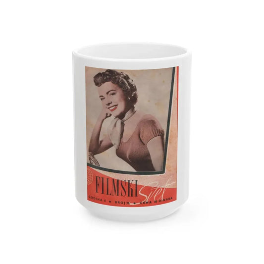 Terry Moore #144 - Mag. Cover (Vintage Female Icon) White Coffee Mug 15oz - Go Mug Yourself