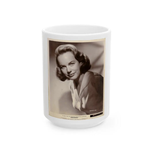 Terry Moore #169 (Vintage Female Icon) White Coffee Mug-15oz-Go Mug Yourself