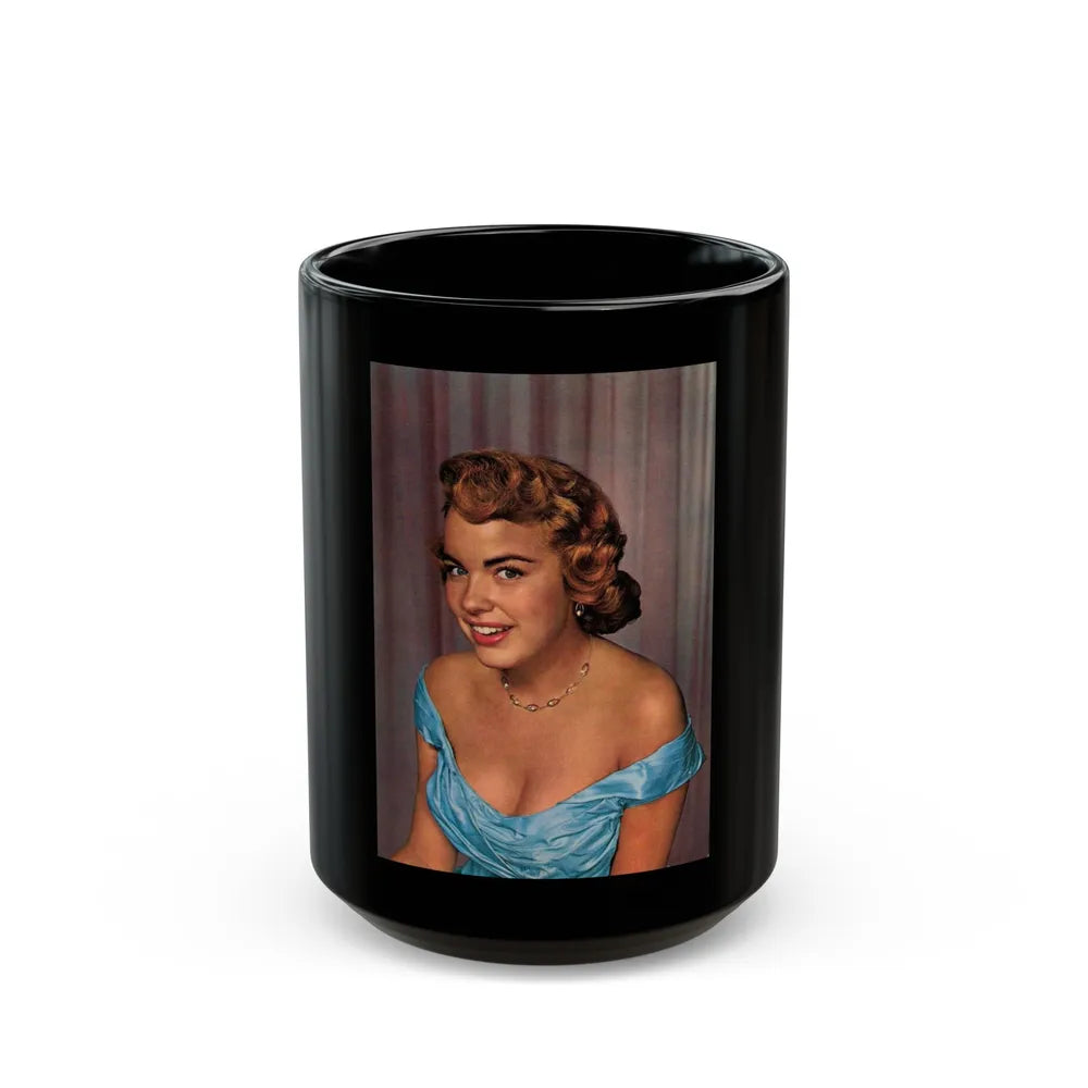 Terry Moore #176 (Vintage Female Icon) Black Coffee Mug-15oz-Go Mug Yourself