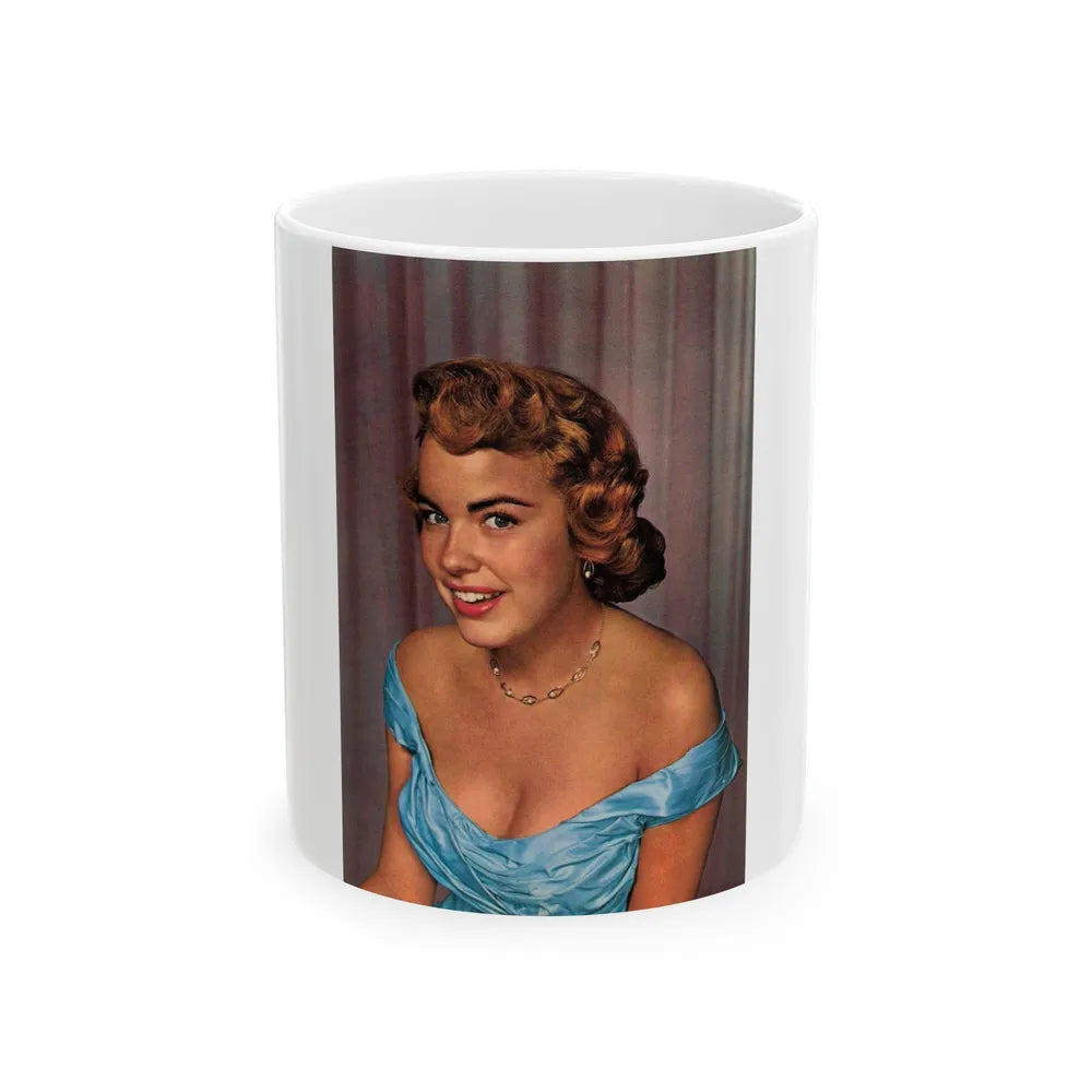 Terry Moore #176 (Vintage Female Icon) White Coffee Mug-11oz-Go Mug Yourself