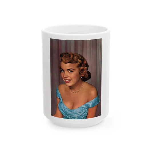 Terry Moore #176 (Vintage Female Icon) White Coffee Mug 15oz - Go Mug Yourself