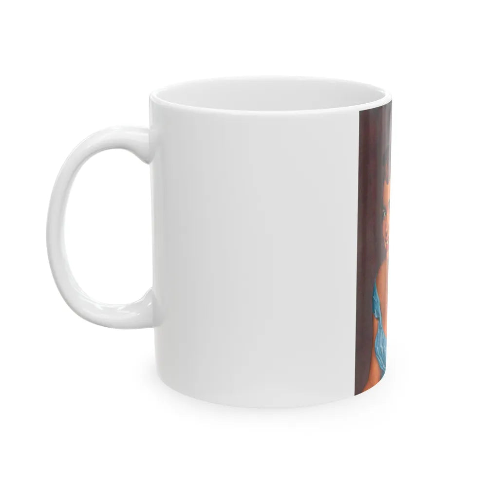 Terry Moore #176 (Vintage Female Icon) White Coffee Mug-Go Mug Yourself