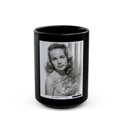 Terry Moore #187 (Vintage Female Icon) Black Coffee Mug-15oz-Go Mug Yourself