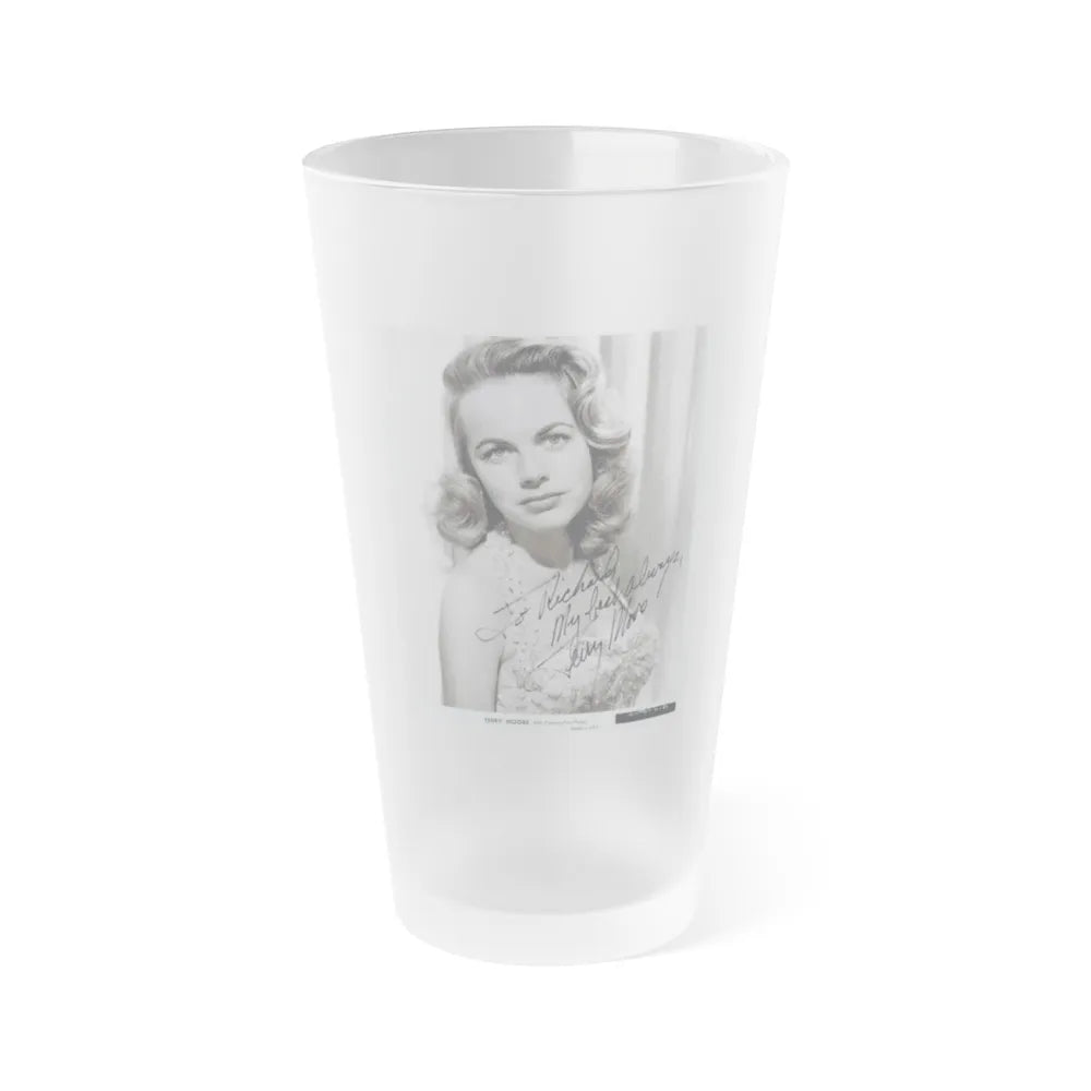 Terry Moore #187 (Vintage Female Icon) Frosted Pint Glass 16oz-16oz-Frosted-Go Mug Yourself