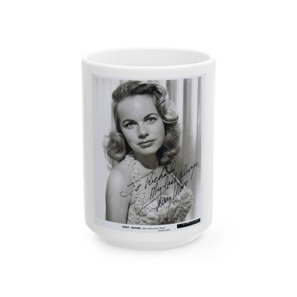 Terry Moore #187 (Vintage Female Icon) White Coffee Mug-15oz-Go Mug Yourself