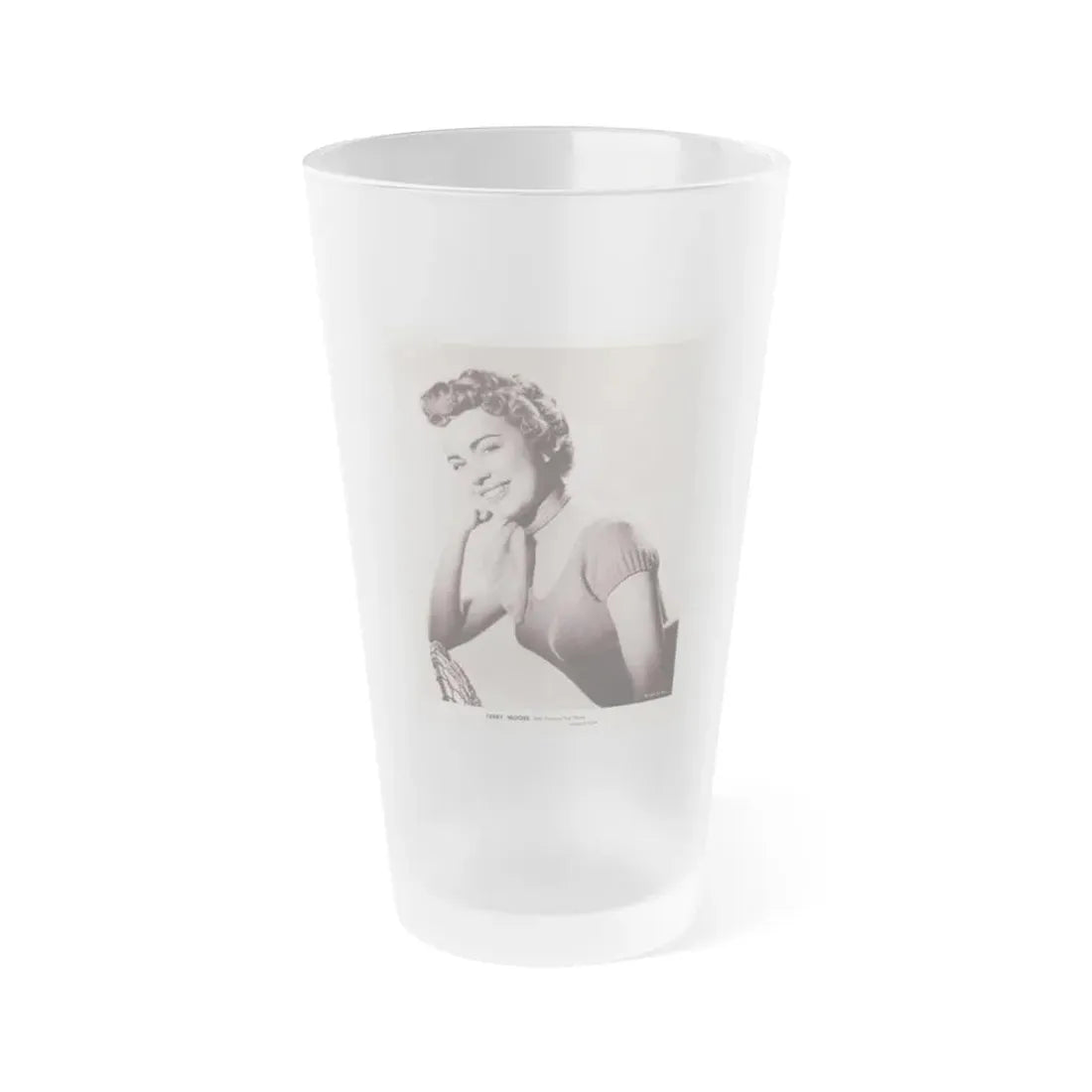 Terry Moore #189 (Vintage Female Icon) Frosted Pint Glass 16oz 16oz Frosted - Go Mug Yourself
