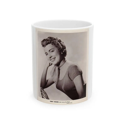 Terry Moore #189 (Vintage Female Icon) White Coffee Mug-11oz-Go Mug Yourself