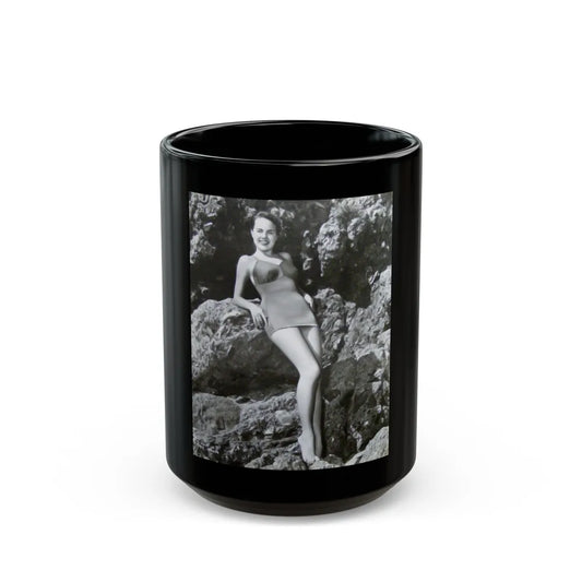 Terry Moore #199 (Vintage Female Icon) Black Coffee Mug-15oz-Go Mug Yourself