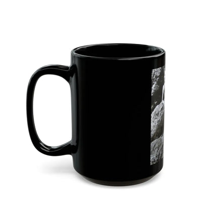 Terry Moore #199 (Vintage Female Icon) Black Coffee Mug-Go Mug Yourself
