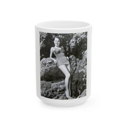 Terry Moore #199 (Vintage Female Icon) White Coffee Mug-15oz-Go Mug Yourself