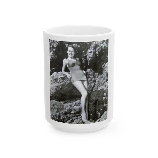 Terry Moore #199 (Vintage Female Icon) White Coffee Mug-15oz-Go Mug Yourself