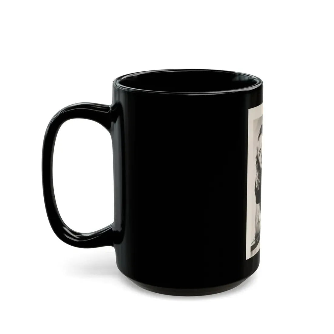 Terry Moore #204 (Vintage Female Icon) Black Coffee Mug - Go Mug Yourself