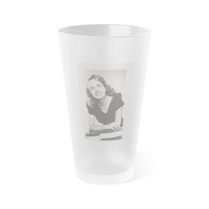 Terry Moore #204 (Vintage Female Icon) Frosted Pint Glass 16oz-16oz-Frosted-Go Mug Yourself