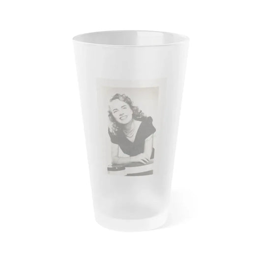 Terry Moore #204 (Vintage Female Icon) Frosted Pint Glass 16oz 16oz Frosted - Go Mug Yourself