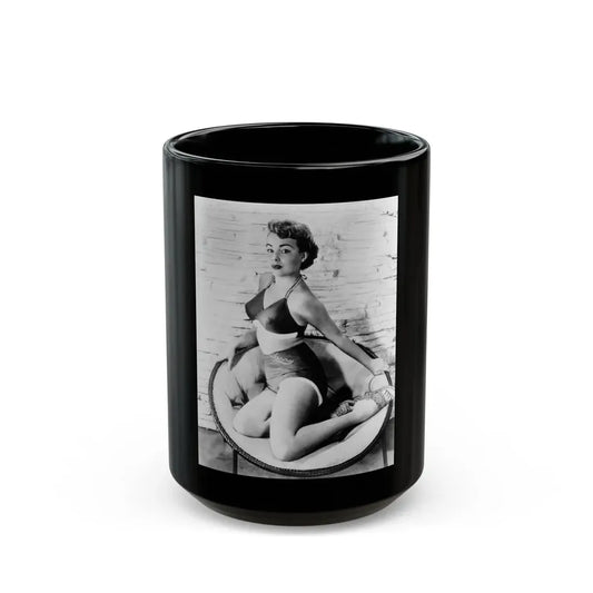 Terry Moore #212 (Vintage Female Icon) Black Coffee Mug 15oz - Go Mug Yourself