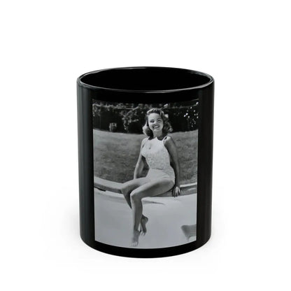 Terry Moore #216 (Vintage Female Icon) Black Coffee Mug 11oz - Go Mug Yourself