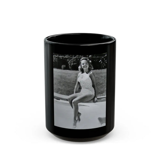 Terry Moore #216 (Vintage Female Icon) Black Coffee Mug-15oz-Go Mug Yourself