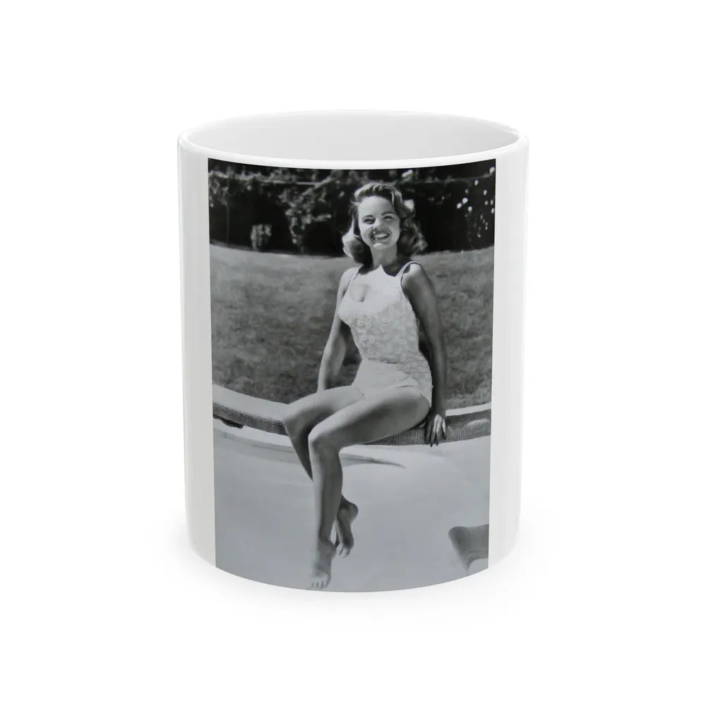Terry Moore #216 (Vintage Female Icon) White Coffee Mug-11oz-Go Mug Yourself