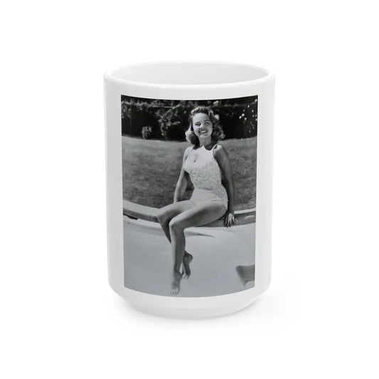 Terry Moore #216 (Vintage Female Icon) White Coffee Mug-15oz-Go Mug Yourself