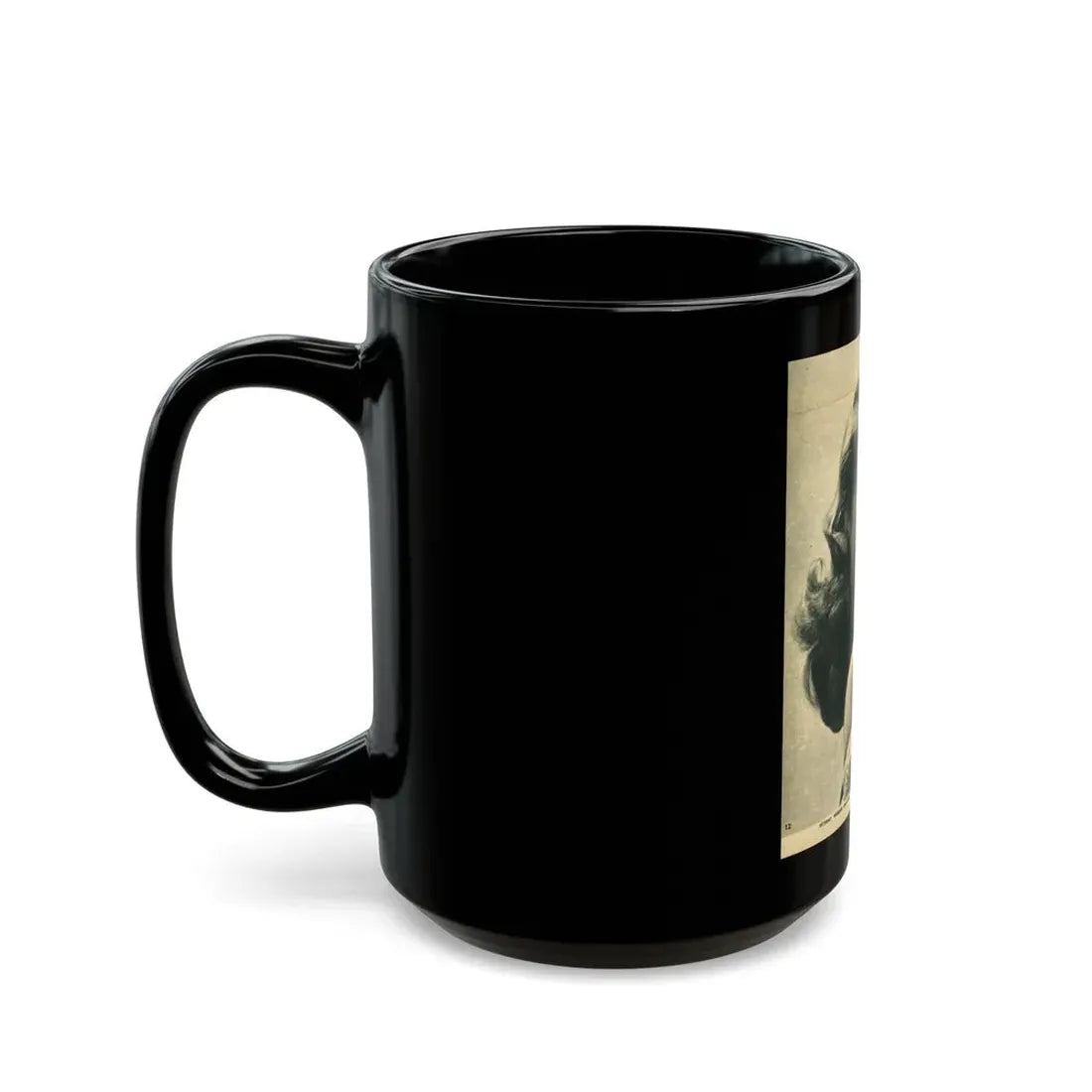 Terry Moore #22 (Vintage Female Icon) Black Coffee Mug - Go Mug Yourself
