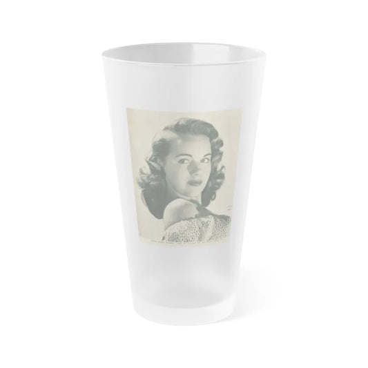 Terry Moore #22 (Vintage Female Icon) Frosted Pint Glass 16oz-16oz-Frosted-Go Mug Yourself