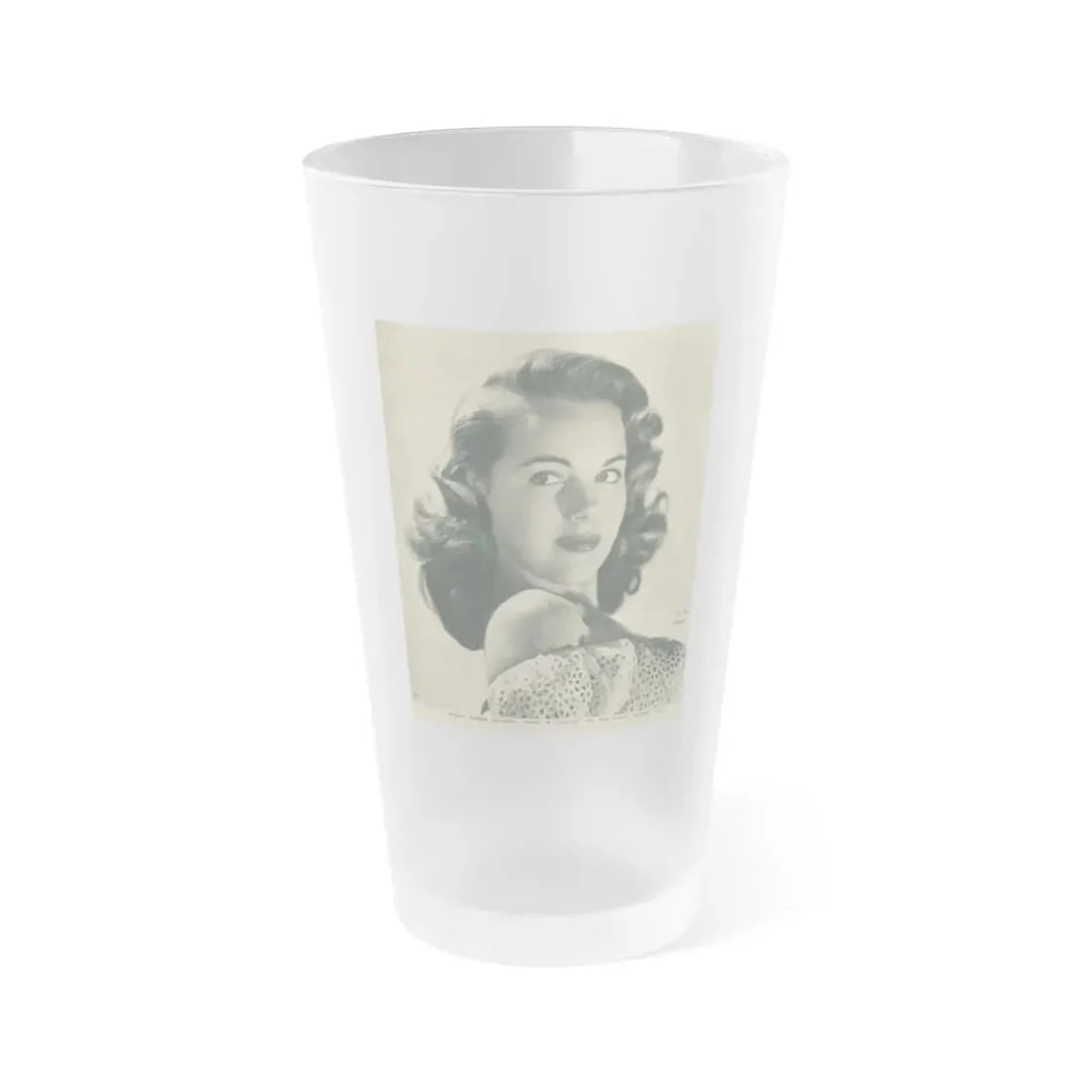 Terry Moore #22 (Vintage Female Icon) Frosted Pint Glass 16oz 16oz Frosted - Go Mug Yourself