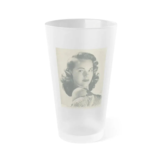 Terry Moore #22 (Vintage Female Icon) Frosted Pint Glass 16oz 16oz Frosted - Go Mug Yourself