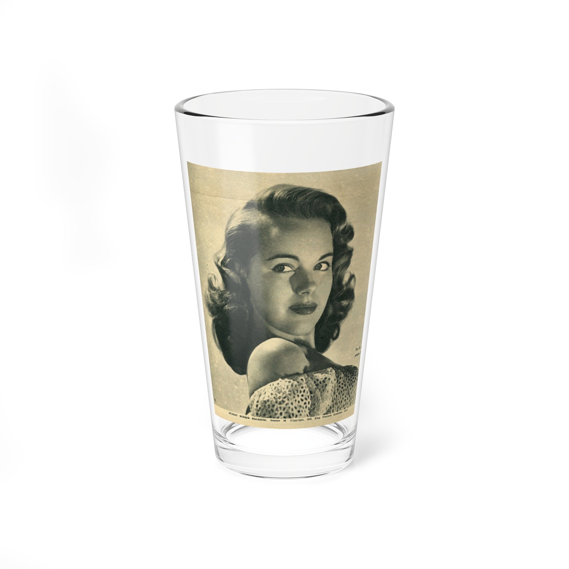 Terry Moore #22 (Vintage Female Icon) Pint Glass 16oz-16oz-Go Mug Yourself