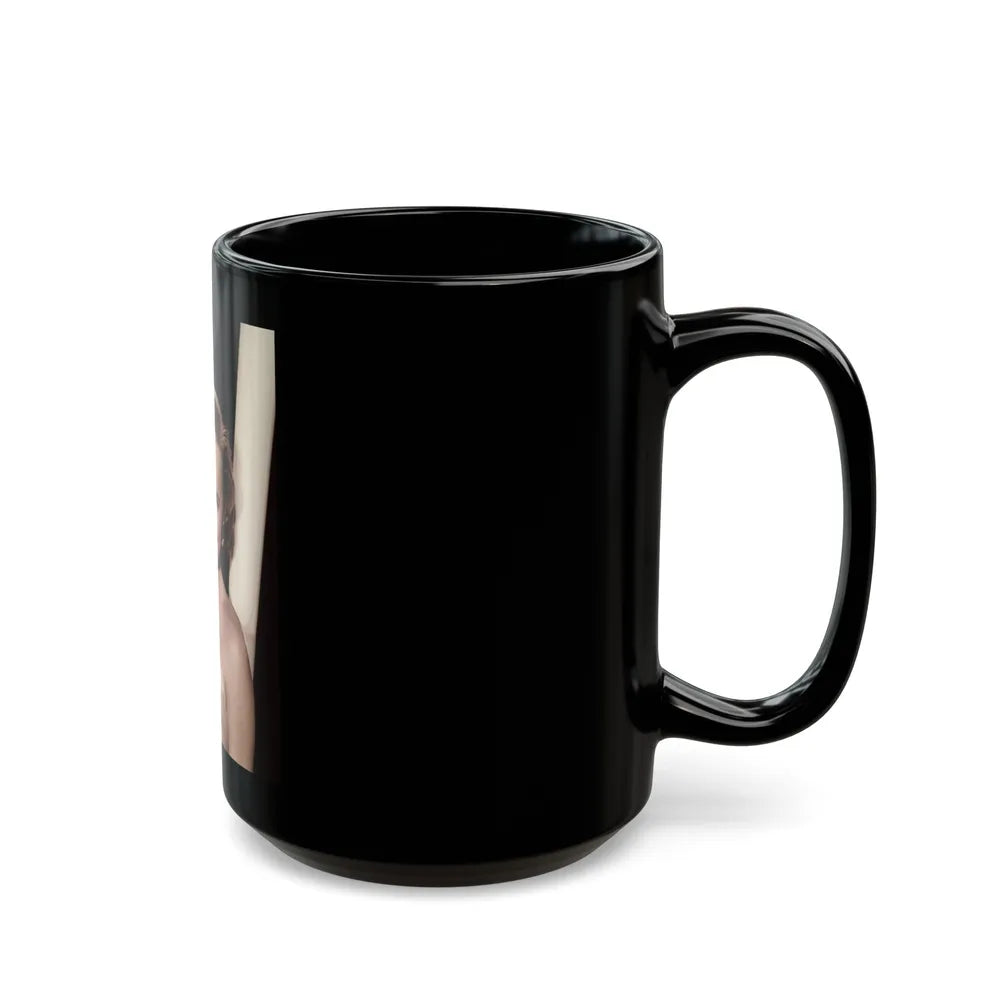 Terry Moore #220 (Vintage Female Icon) Black Coffee Mug-Go Mug Yourself
