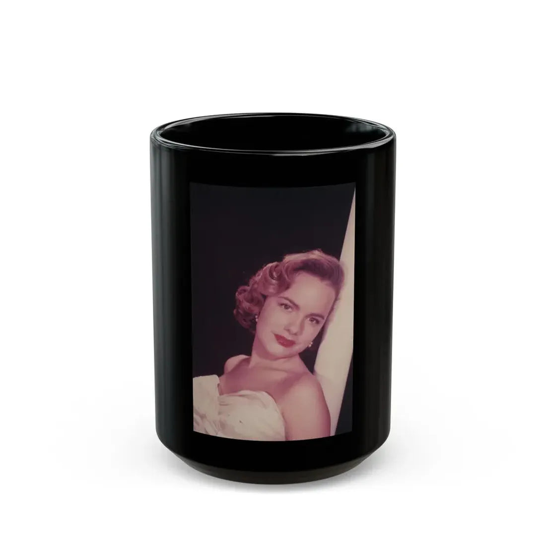 Terry Moore #223 (Vintage Female Icon) Black Coffee Mug 15oz - Go Mug Yourself