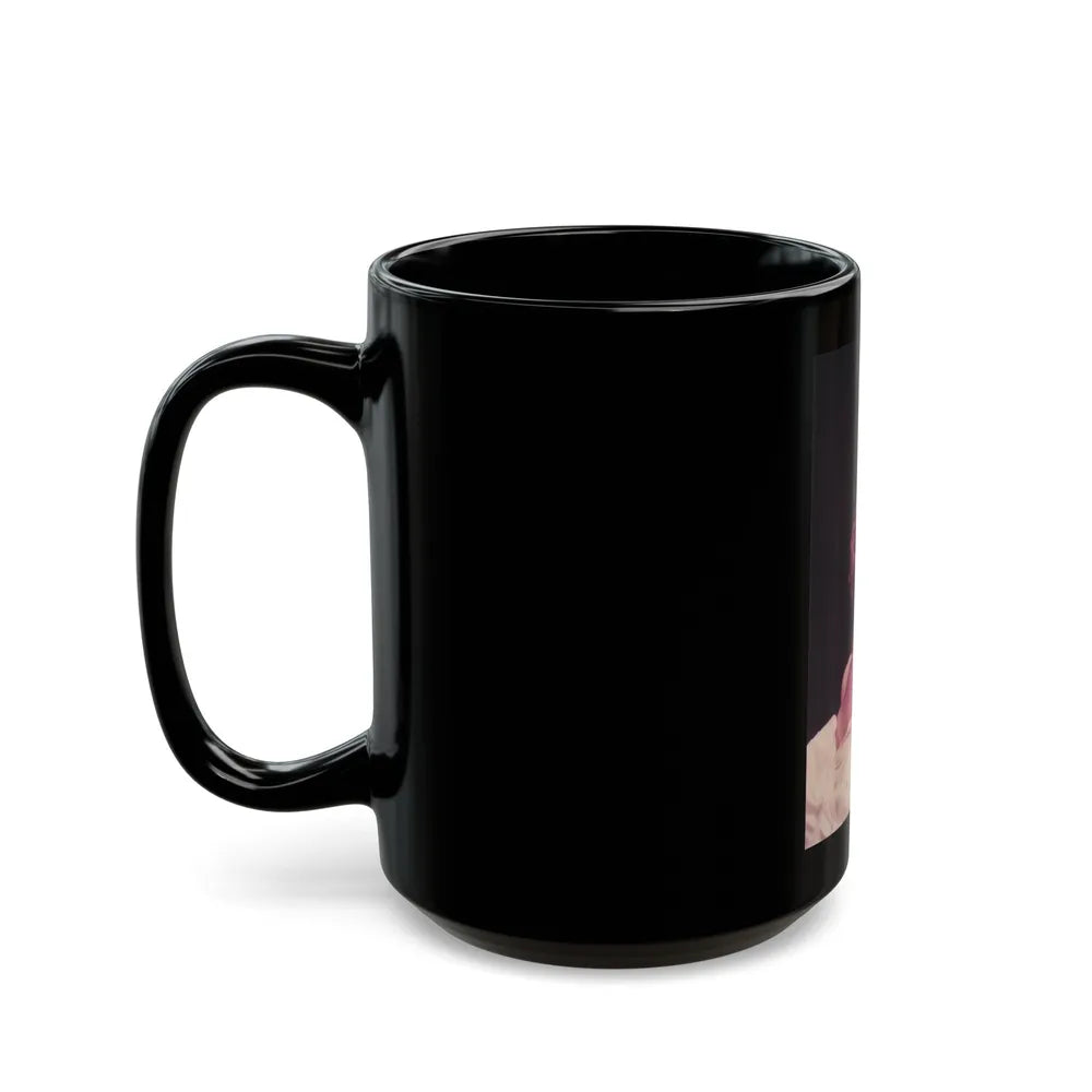 Terry Moore #223 (Vintage Female Icon) Black Coffee Mug-Go Mug Yourself