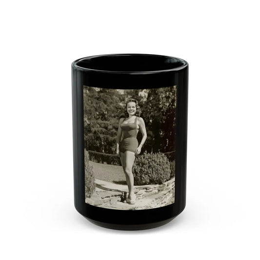 Terry Moore #233 (Vintage Female Icon) Black Coffee Mug-15oz-Go Mug Yourself