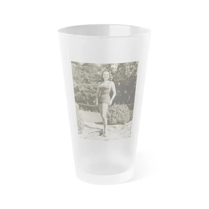 Terry Moore #233 (Vintage Female Icon) Frosted Pint Glass 16oz 16oz Frosted - Go Mug Yourself