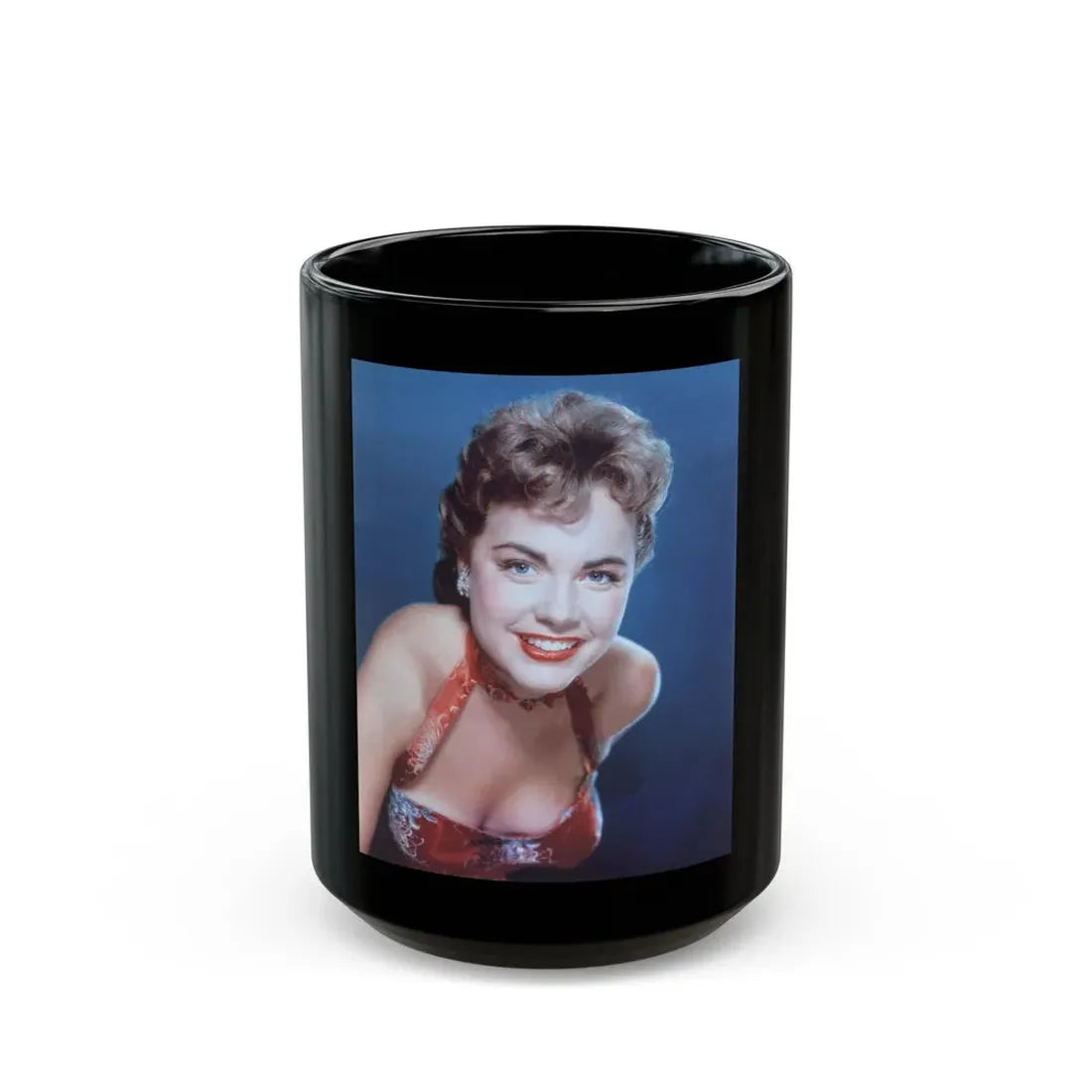 Terry Moore #239 (Vintage Female Icon) Black Coffee Mug 15oz - Go Mug Yourself