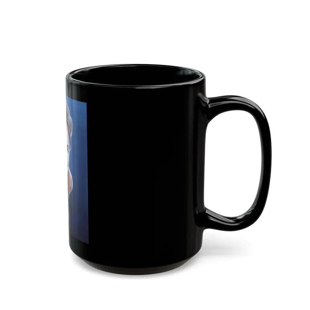 Terry Moore #239 (Vintage Female Icon) Black Coffee Mug-Go Mug Yourself