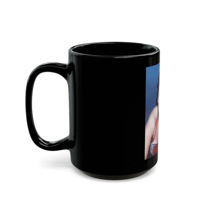 Terry Moore #239 (Vintage Female Icon) Black Coffee Mug - Go Mug Yourself