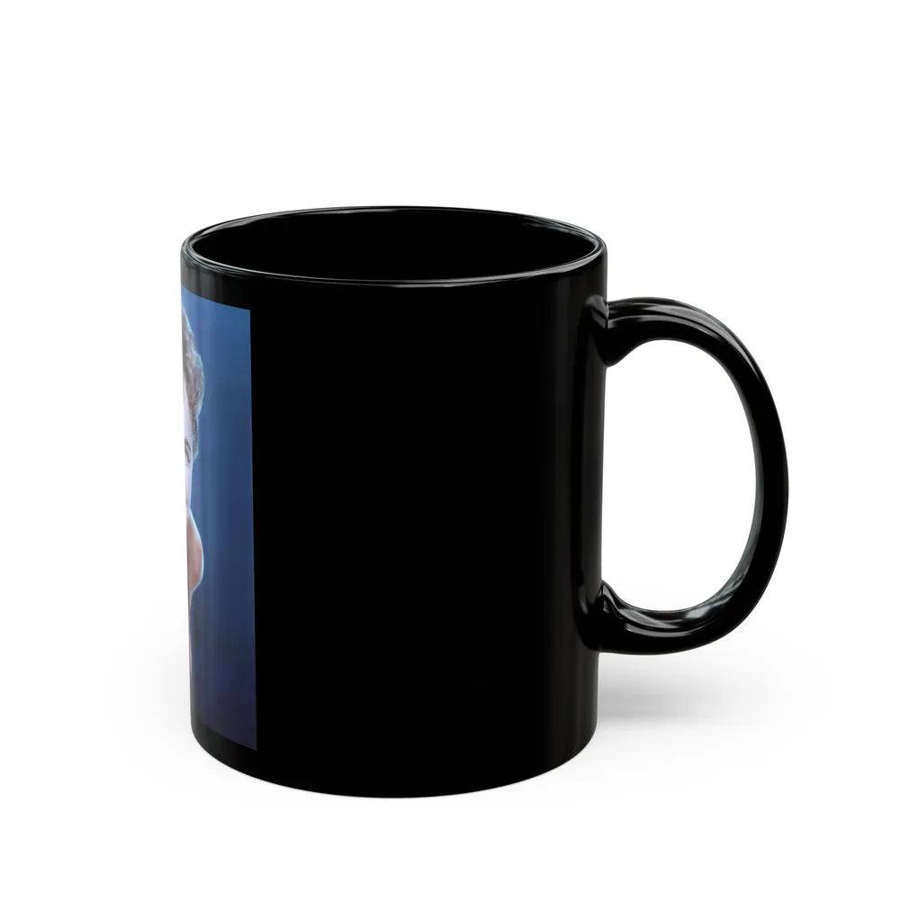 Terry Moore #239 (Vintage Female Icon) Black Coffee Mug-Go Mug Yourself
