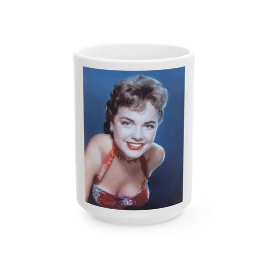 Terry Moore #239 (Vintage Female Icon) White Coffee Mug 15oz - Go Mug Yourself