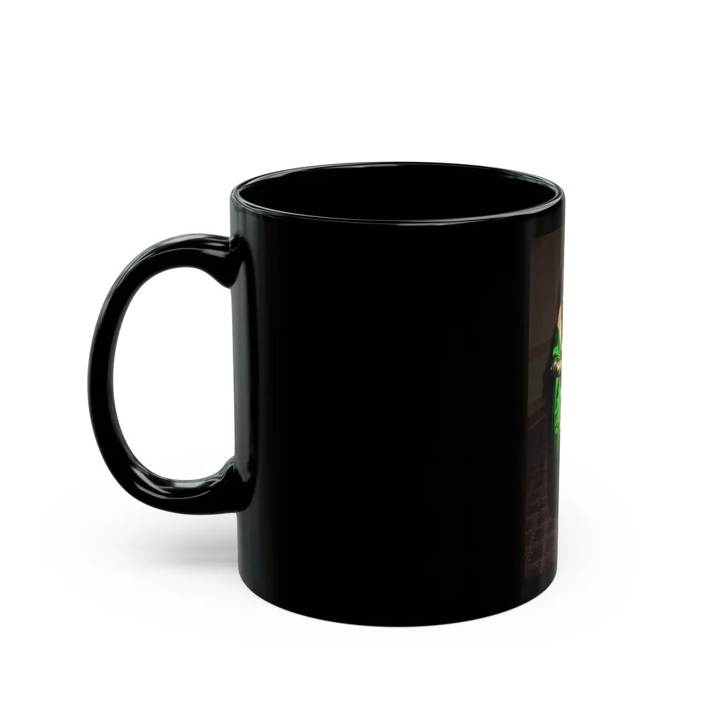 Terry Moore #246 (Vintage Female Icon) Black Coffee Mug-Go Mug Yourself