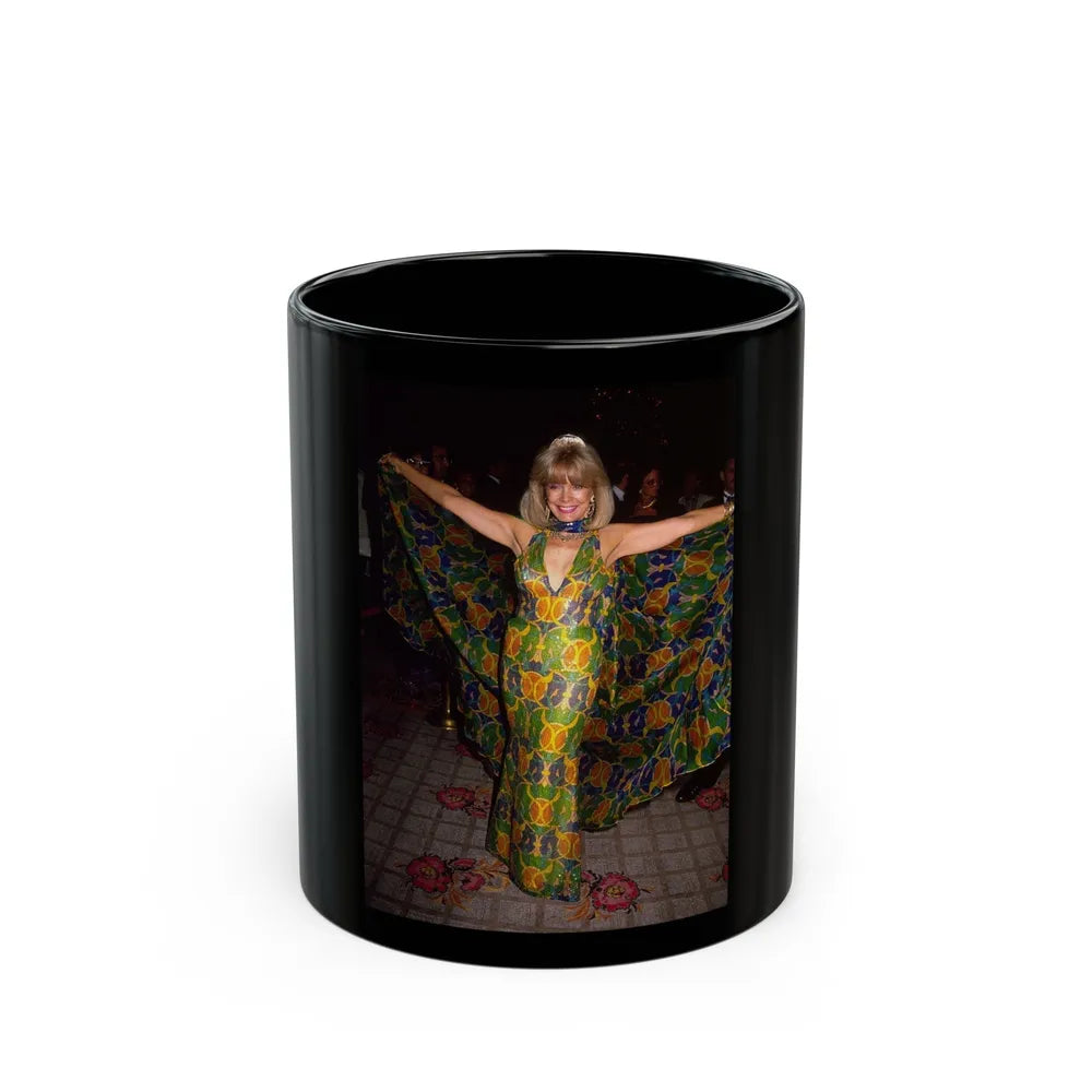 Terry Moore #247 (Vintage Female Icon) Black Coffee Mug-11oz-Go Mug Yourself