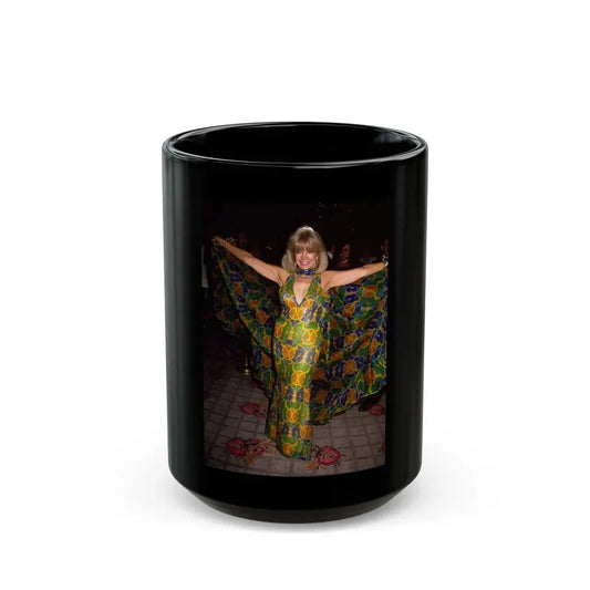 Terry Moore #247 (Vintage Female Icon) Black Coffee Mug 15oz - Go Mug Yourself